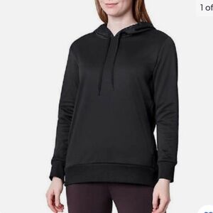 Mondetta Ladies' Recycled Performance Relaxed Hoodie Woman's NWT Black Size M